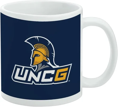 Vista 86 de Taza de cerámica con el logotipo principal de la Universidad Rider, taza de regalo novedosa para café, té y bebidas calientes, 11oz, blanca