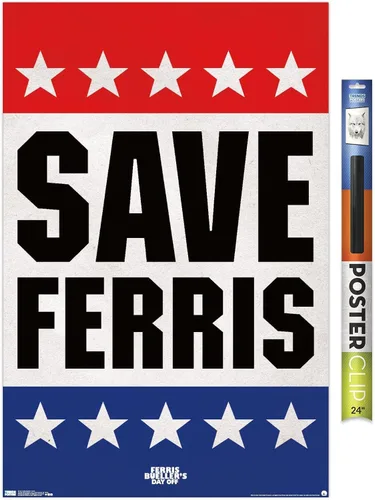 Vista 15 de Trends International FERRIS BUELLER - Póster de pared Save, 22.375 x 34 pulgadas, versión premium sin marco