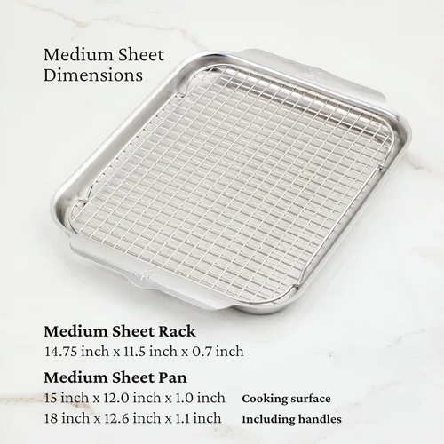 Vista 6 de Hestan Provisions OvenBond - Juego de 7 piezas Gourmet Essentials de acero inoxidable de tres capas