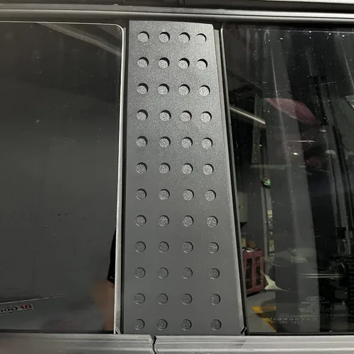 Vista 6 de Cubierta de aluminio para panel de pilar B, moldura de puerta para Ford Bronco 2021 2022 2023 2024 2025 Nuevo Ford Bronco 4 puertas Accesorios