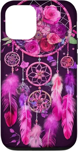 Vista 28 de Feather and Flower Dream Catcher Designed Case for iPhone 17