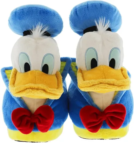 Vista 244 de Happy Feet - Pantuflas con licencia oficial de Disney y Pixar, pantuflas figurales para hombres, mujeres, niños, como se ve en Shark Tank