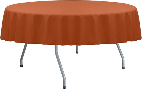 Vista 11 de Ultimate Textile Cotton-Feel - Mantel redondo de comedor fino de 72 pulgadas, color verde militar