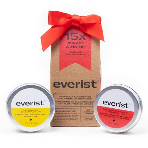 Vista 8 de Everist The Shower Essentials Kit de viaje, hidratante para todo tipo de cabello y piel (sin fragancia)