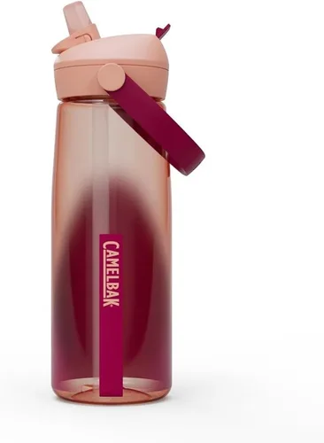 Vista 27 de CamelBak - Thrive - Botella de agua con tapa y pajilla, 20 onzas - Aislante de acero inoxidable, color negro