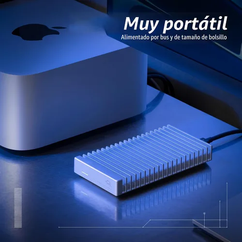 Vista 6 de OWC Express 1M2 1TB USB4 40Gb/s Solución de almacenamiento portátil NVMe