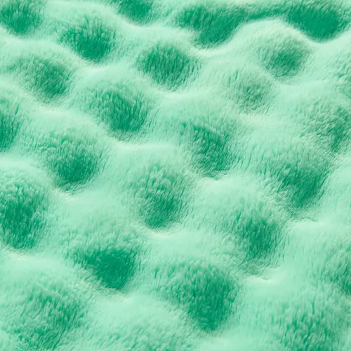 Vista 6 de NEWCOSPLAY Manta para Sofá Aqua Súper Suave de Franela Polar 3D Burbuja Ligera Manta de Cama para Uso en Todas las Estaciones (Aqua, Throw(50"x60"))