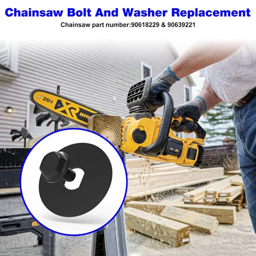 Vista 2 de 90639221 90618229 Reemplazo de perno y arandela de motosierra DEWALT motosierra DCCS620 CMCCS620 CMCCS660 DCCS670 DCCS690 DWCS600 Kit de arandela