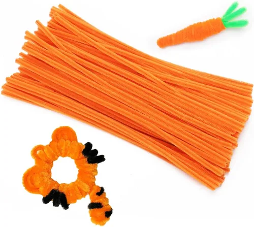 Vista 13 de Eppingwin Limpiapipas multicolor, tallos de felpilla de 12 pulgadas para manualidades, limpiapipas, suministros de manualidades para proyectos