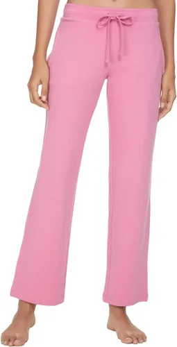 Vista 13 de U2SKIIN Pantalones de pijama para mujer, suaves, de algodón, cómodos, para dormir, para mujer Negro