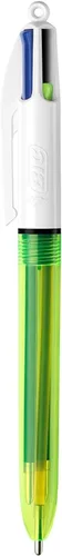 Vista 4 de Bic Paquete de 12 resaltadores Fluo de 4 colores negro/azul/rojo/amarillo