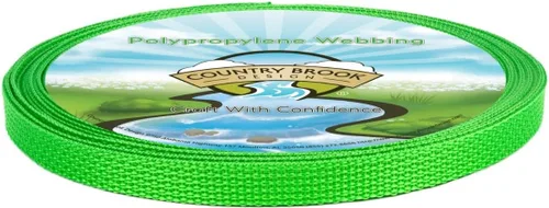 Vista 8 de Country Brook Design - Correa de polipropileno (Polypro) de 1/2 pulgada Negro