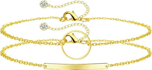 Vista 91 de Long tiantian Pulsera de oro gruesa para mujer, pulseras de oro delicadas, pulseras para mujer, pulseras apilables de eslabones de cadena