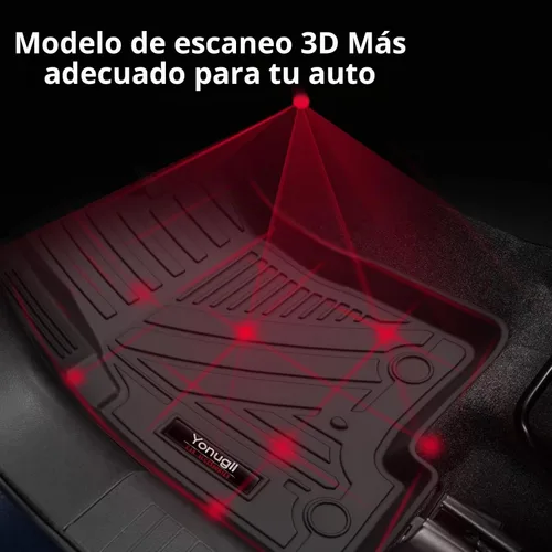 Vista 2 de para alfombrillas de piso y forro de carga y alfombrillas de respaldo de 2007-2016 Jeep Compass/Patriot 2007-2012 Dodge Caliber. Juego de 38-44