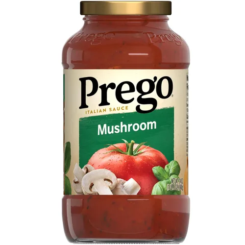 Vista 49 de Prego Tomate grueso con salsa de pasta de ajo y cebolla, tarro de 24 onzas