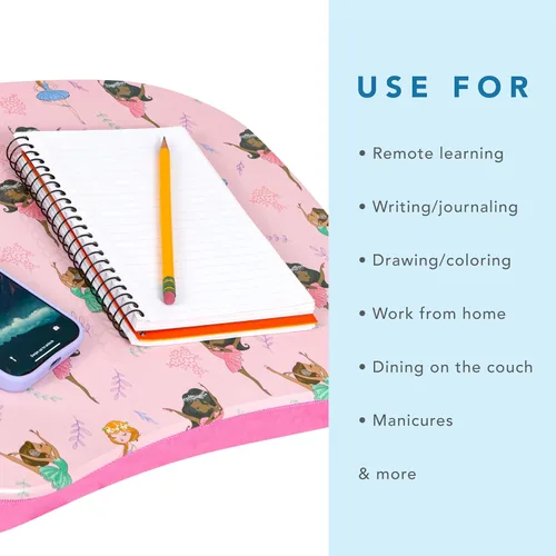 Vista 4 de LAPGEAR MyStyle - Escritorio portátil con cojín, bailarina, se adapta a portátiles de hasta 15.6 pulgadas, estilo n.º 45324