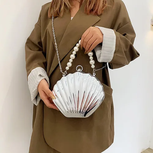 Vista 3 de Mini bolso cruzado con asa superior para mujer