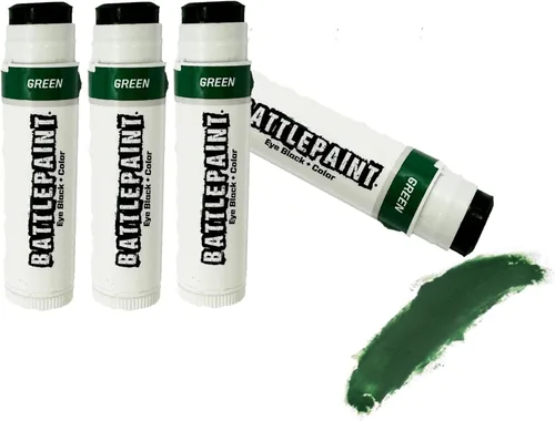 Vista 27 de EyeBlack BattlePaint - Grasa negra para debajo de los ojos de colores brillantes para atletas profesionales y súper fanáticos, béisbol, softbol