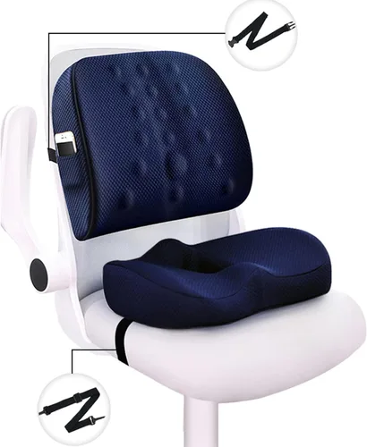 Vista 5 de Cojín de espuma viscoelástica para silla de asiento, cojín de asiento de espuma viscoelástica, cojín de espuma viscoelástica para trabajadores