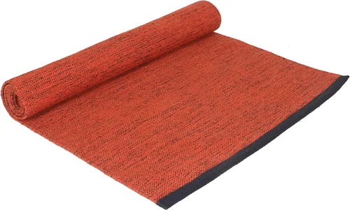Vista 3 de KD Willmax Tapete de yoga de algodón hecho a mano de algodón orgánico con elementos naturales, tejido a mano, lavable, 100% orgánico, altamente