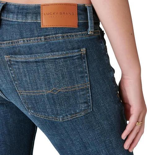 Vista 5 de Lucky Brand Jeans de tiro medio Easy Rider Bootcut para mujer