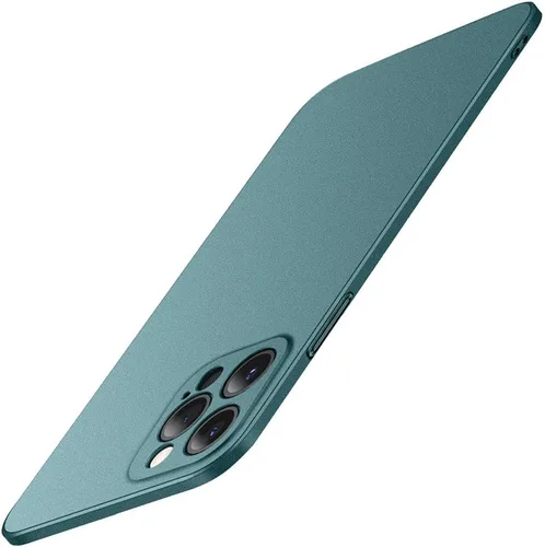 Vista 16 de Casechics Compatible con iPhone, Funda de Lujo Mate de PC Duro Ajuste Delgado Ultra Delgada Ligera Protección de Lente de Cámara Funda Suave a Negro