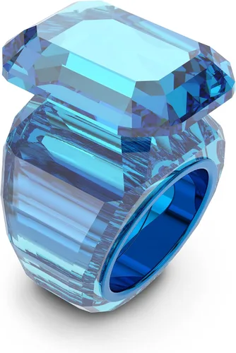 Vista 2 de SWAROVSKI Lucent Cocktail Ring Jewelry Collection Blue Crystal Pink Crystal