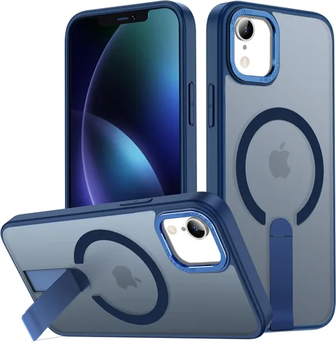 Vista 16 de Funda para iPhone 11 Compatible con Magsafe, Soporte Invisible Incorporado [Prueba de caída de grado militar] Funda protectora delgada y a prueba