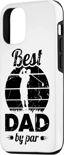 Vista 2 de Funda para iPhone 12/12 Pro Best Dad by Par Golfer Daddy Golf Dad