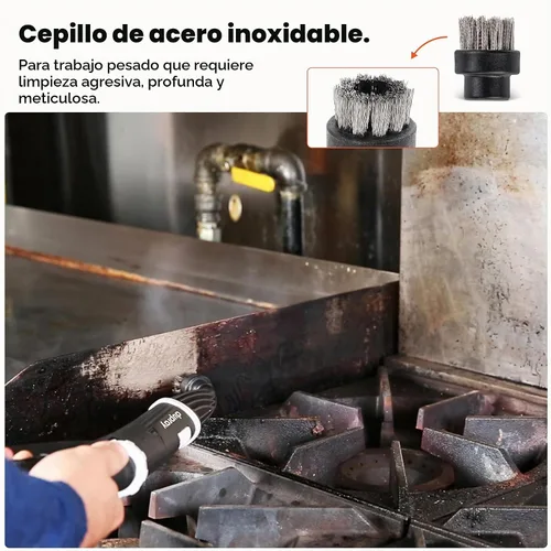 Vista 6 de Dupray Cepillos surtidos pequeños - Accesorios para limpiador a vapor