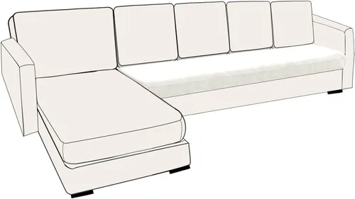 Vista 125 de UNBBRRL Fundas de cojín de asiento para sofá, elásticas, funda de cojín individual para sofá, fundas de cojín para sofá, fundas de héroe protegen