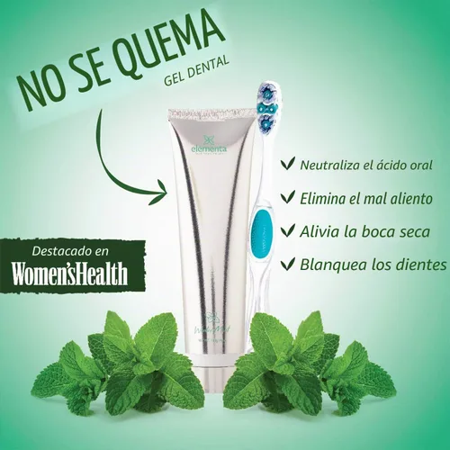 Vista 8 de Elementa Silver Pasta de dientes sin espuma sabor a menta de invierno Gel blanqueador de dientes 5 en 1 de 4 onzas líquidas Formulado por