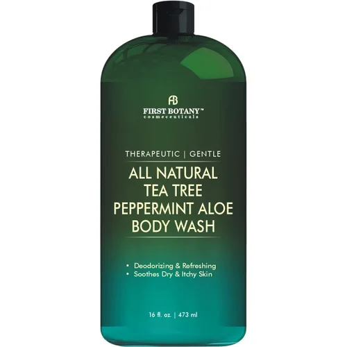 Vista 9 de First Botany, Gel de ducha All Natural para el cuerpo, combate el olor corporal, el pie de atleta, la picazón, los problemas de uñas, la caspa