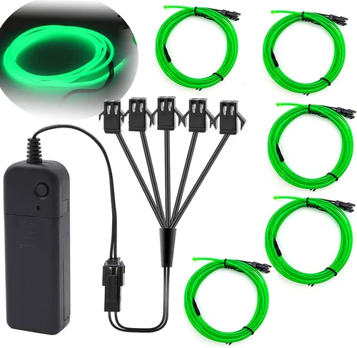 Vista 9 de Ourbest el Wire - Cable de luz multicolor