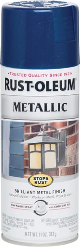 Vista 31 de Rust-Oleum 7274830 Pintura en aerosol metálica que detiene la oxidación, 11 oz, latón antiguo