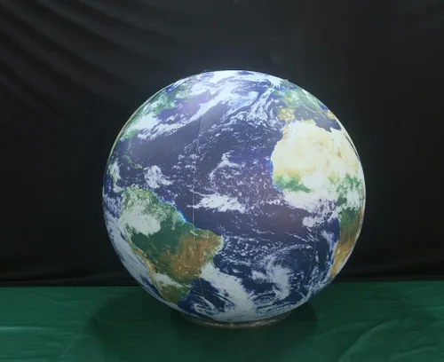 Vista 4 de 40" globo inflable, globo inflable del planeta de la tierra para la decoración educativa de la institución/el planetario/la tienda/del club