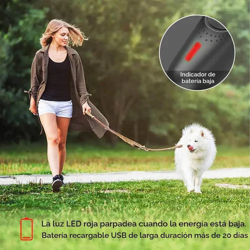 Vista 5 de Dispositivo antiladrido para perro-frecuencia variable ultrasónico disuasorio de ladrido de perro