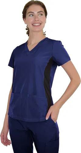 Vista 5 de Conjunto de ropa quirúrgica de punto elástico para mujer GT 4FLEX