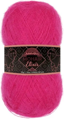 Vista 71 de JubileeYarn Mohair Elixir Yarn - 50g/Skein Baby Wool Blend - Cosmopolitan - 1 Skein