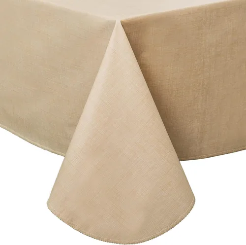 Vista 8 de LIBERECOO Mantel de vinilo con reverso de franela, negro sólido, impermeable, resistente a las manchas, mantel de mesa fácil de limpiar