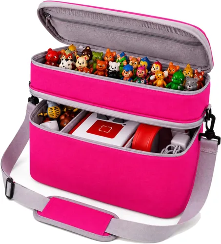 Vista 12 de Bevegekos Bolsa de viaje de almacenamiento para Toniebox 2, juego de iniciación, para figuras de Tonie, estación de carga y auriculares, solo funda