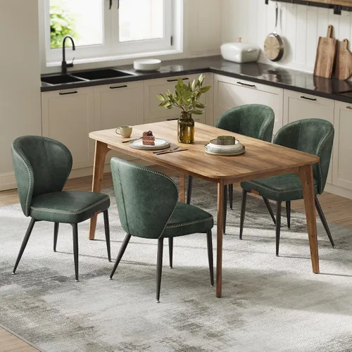 Vista 34 de VASAGLE - Juego de 2 sillas de comedor tapizadas para cocina