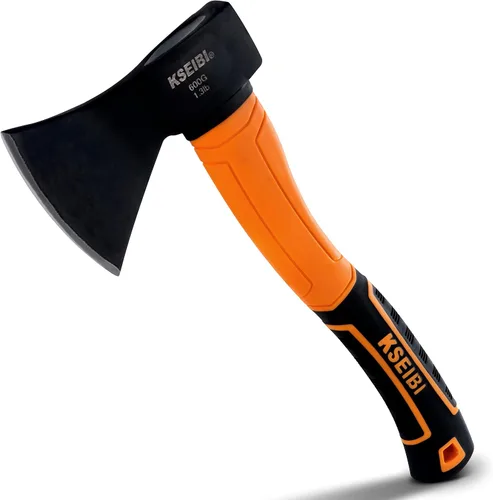 Vista 11 de KSEIBI - Hacha de división de 36 pulgadas - Acero al carbono forjado, hacha para cortar madera y leña, mazo de servicio pesado con mango ergonómico