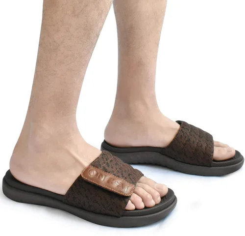 Vista 6 de ONCAI Sandalias deportivas para hombre, con puntera abierta, correas ajustables ortopédicas para fascitis plantar, sandalias deportivas con cojín