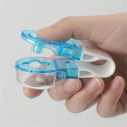 Vista 3 de Pastillero portátil, dispensador portátil de pastilleros, caja de almacenamiento de medicamentos, fácil de sacar píldoras del paquete para ancianos