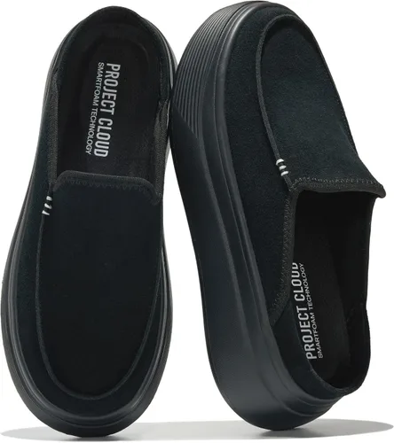 Vista 6 de Project Cloud Platform Loafers for Women - Womens Clogs & Mules Sneakers Negro (Black Canvas)