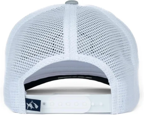 Vista 4 de Fish Hippie Gulfstream Trucker Hat Malla trasera Cierre ajustable Snapback
