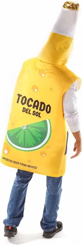Vista 5 de Disfraz de Halloween para botella de cerveza helada divertido atuendo para adultos