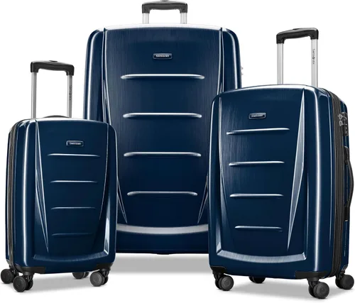 Vista 71 de Samsonite Winfield 2 Equipaje rígido con ruedas giratorias, Carbón vegetal, Grande de 28 pulgadas, a cuadros