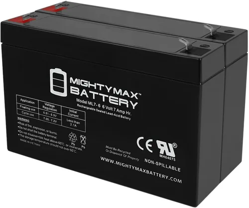 Vista 10 de Mighty Max Battery 6v 7ah SLA batería de repuesto para leoch djw6-7.0